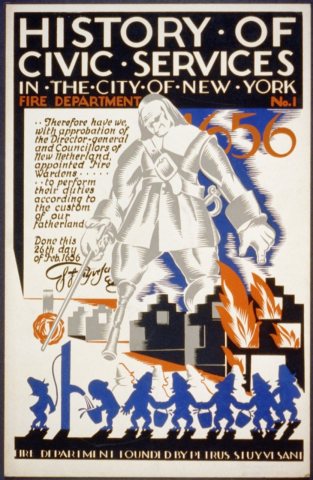 History of civic services in the city of