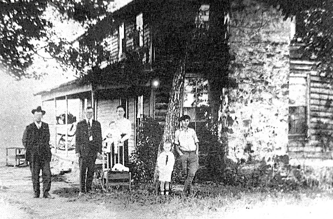 Fort Hembree's main building in Hayesville, NC, around 1920