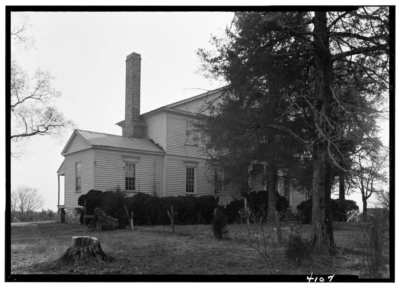 Historic American Buildings Survey, C.O. Greene, Photographer, 1940 GENERAL VIEW. - Mosby Hall, Mosby Avenue