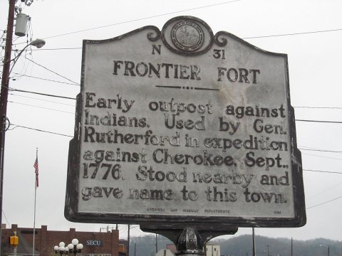 Old Fort, North Carolina April 2014 - Frontier Fort