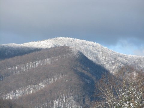 Blizzard in Old Fort, North Carolina, 2009