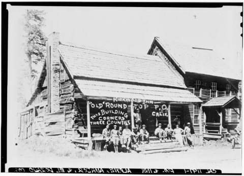 Kirkwood Inn & Round Top Post Office, U.S. Highway 88, Kirkwood, Alpine County, CA