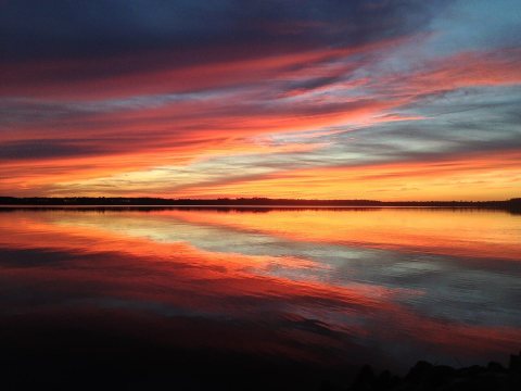 Belhaven Harbor Sunset