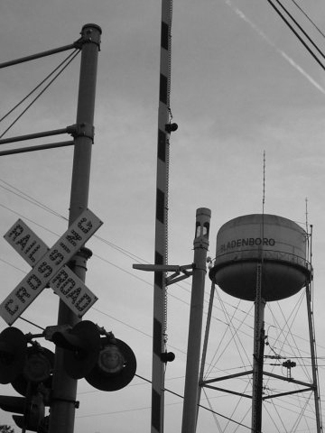 RR Crossing with watertower