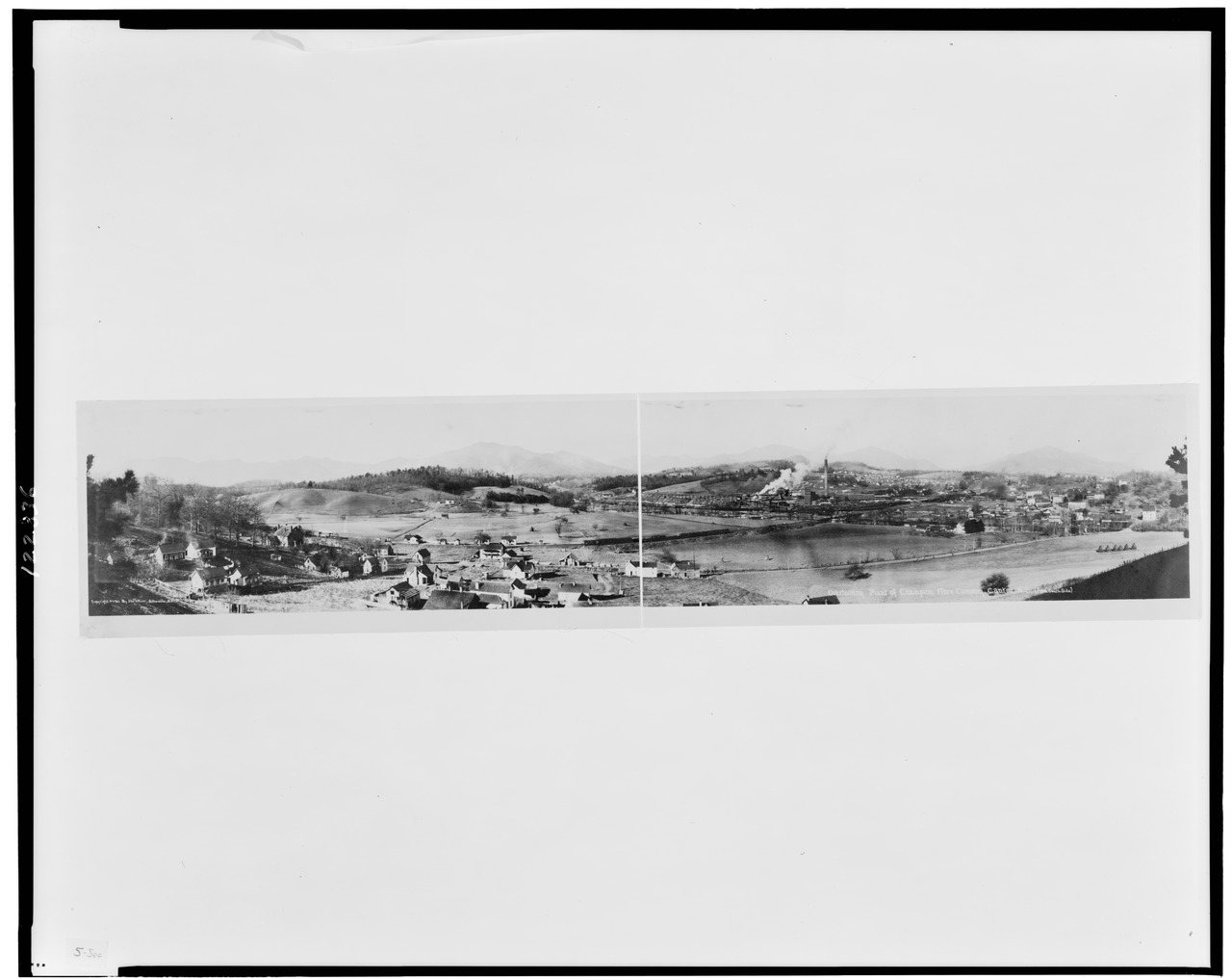 Overlooking plant of Champion Fibre Company, Canton, N.C. (from south side)