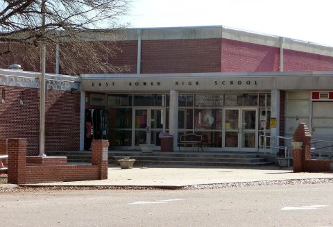 East Rowan High School entrance