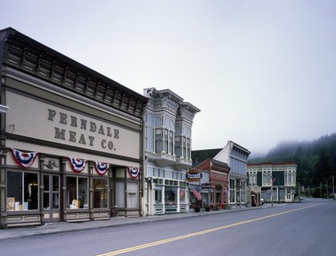 Victorian downtown of Ferndale, California