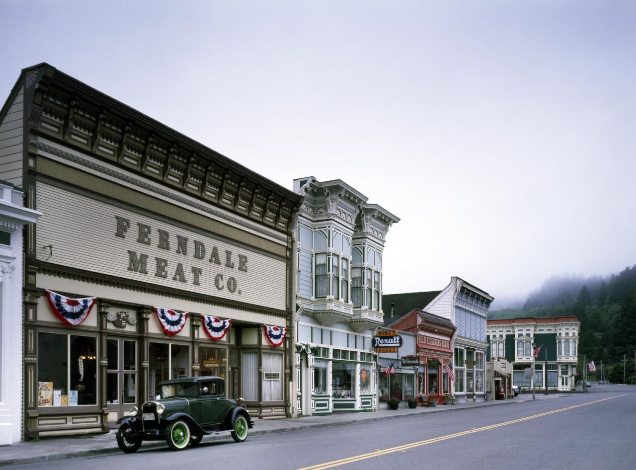 An antique car fits perfectly