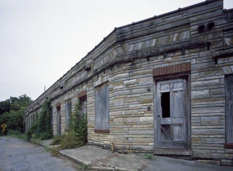Grogan's Court, a now-abandoned motel