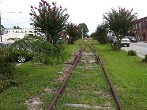Carolina Southern Railroad Whiteville Depot August 2013 - panoramio (1)