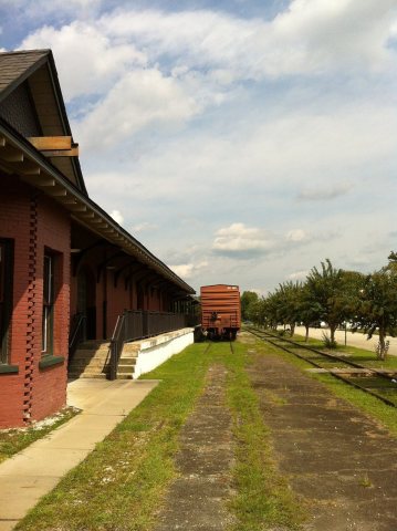 Carolina Southern Railroad Whiteville Depot August 2013 - panoramio (5)