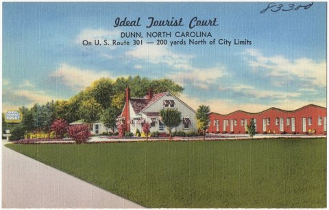 Ideal Tourist Court, Dunn, North Carolina, on U.S. Route 301 -- 200 yards North of city limits