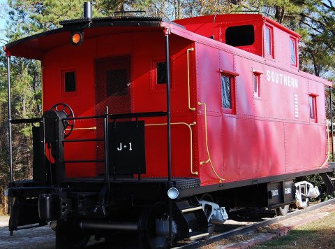 Southern caboose - December 2009