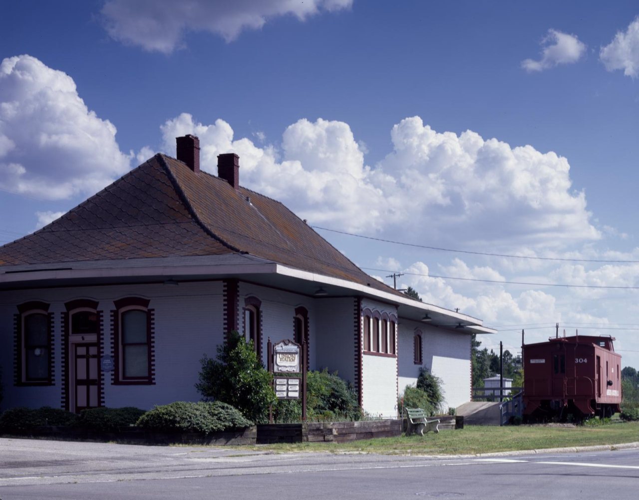 Old Seaboard Coast Line and Norfolk Southern train station