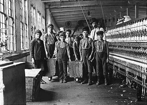 Child workers in