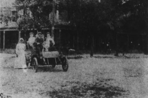 Early automobile in