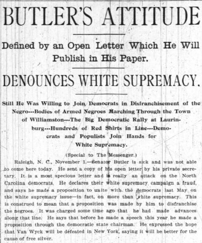 Bulter Denounce