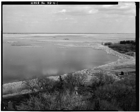 J. Clark Salyer National Wildlife Refuge Dams, Along Lower Souris River