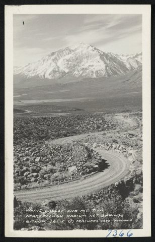 Round Valley and Mt. Tom near Keough Radium Hot Springs
