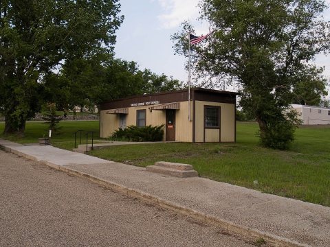 Post office in Braddock, North Dakota 6-13-2008