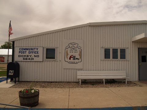 Post office in Dickey, North Dakota 6-8-2008