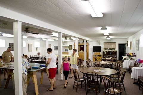 Church basement - Wilimington Lutheran Church - Arnegard North Dakota - 2013-07-06