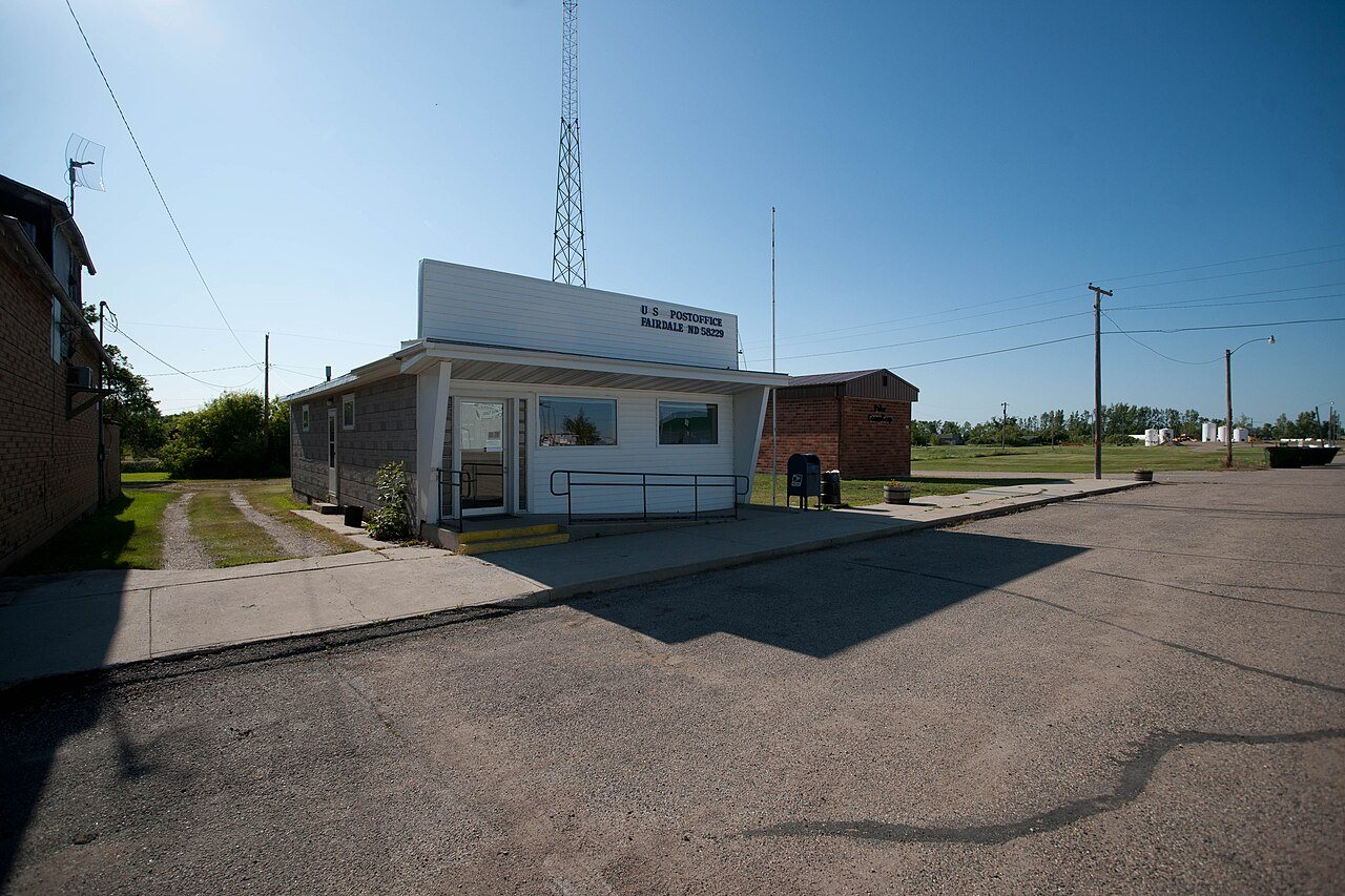 Post office in Fairdale, North Dakota 7-19-2009