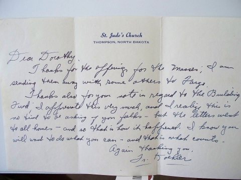 A letter from St Jude's Church