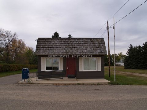 US Post office in Voltaire North Dakota 10-16-2008