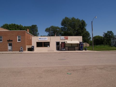 Forest River, North Dakota cafe and post office 2