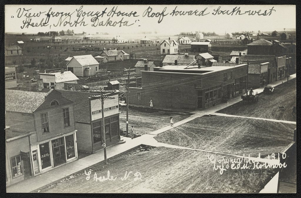 View from court house roof toward southwest