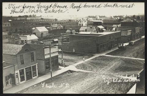 View from court house roof toward southwest