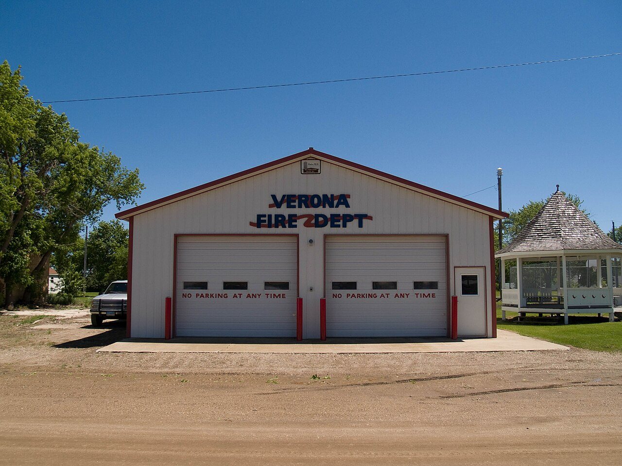 Fire department in Verona, North Dakota 6-12-2008