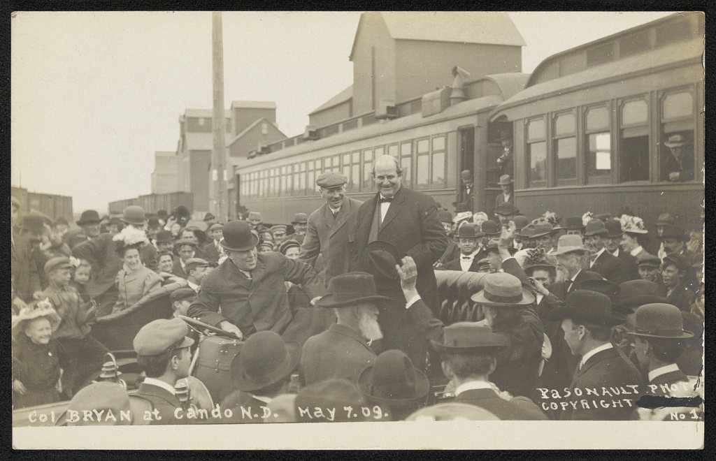Col. Bryan at Cando, N.D., May 7, 09
