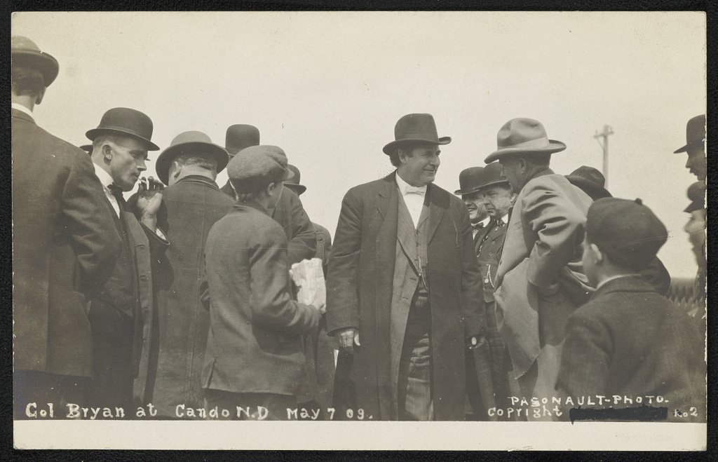 Col. Bryan at Cando, N.D., May 7, 09