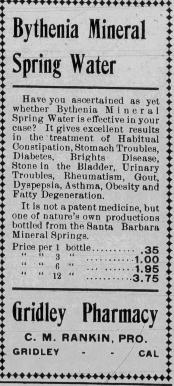 Bythenia Mineral Spring Water