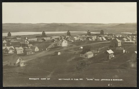 Birdseye view of Hettinger, N. Dak