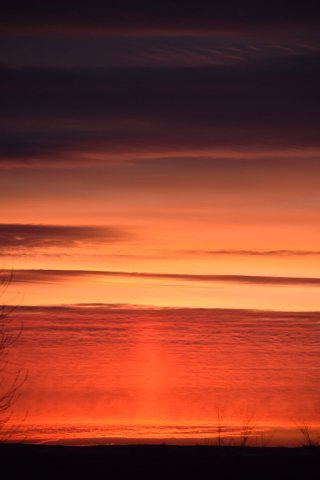March Dawn in North Dakota by Victoria Lee Croasdell