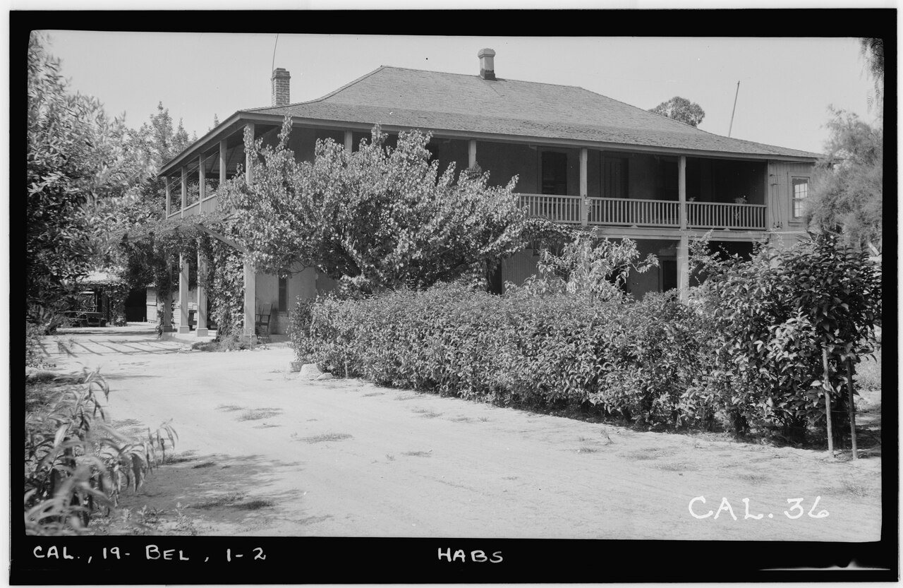 Historic American Buildings Survey Photographed by Henry F. Withey June, 1937 EAST FRONT + NORTH - Casa del Rancho San …