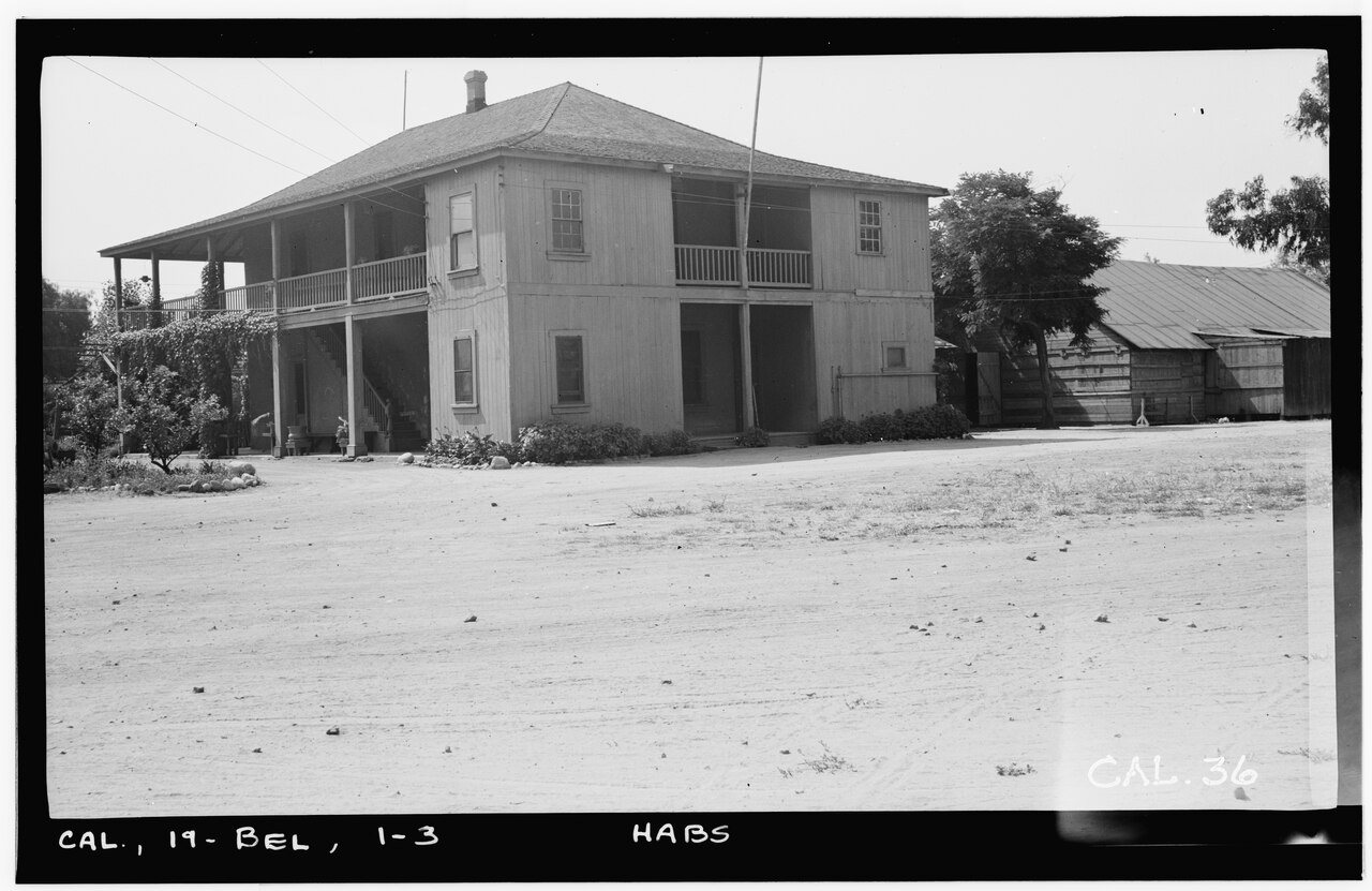 Historic American Buildings Survey Photographed by Henry F. Withey June 1937 VIEW FROM NORTHWEST. - Casa del Rancho San…