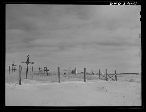 Richardton, North Dakota. Graveyard