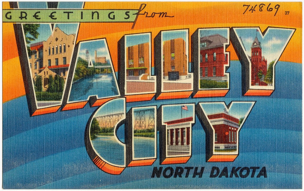 Greetings from Valley City, North Dakota (74869)
