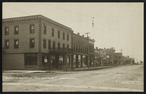 South side Dakota Ave., west from Fifth St