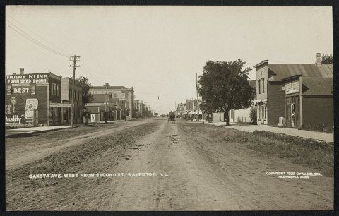 Dakota Ave., west from Second St