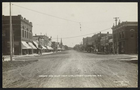 Dakota Ave. east from 6th Street