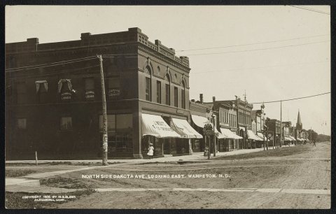 North side Dakota Ave., looking east