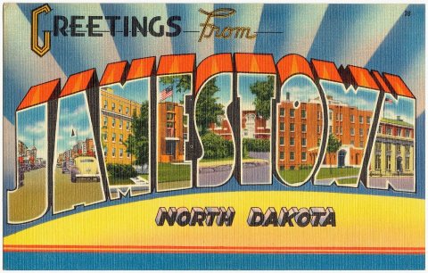 Greetings from Jamestown, North Dakota (74870)