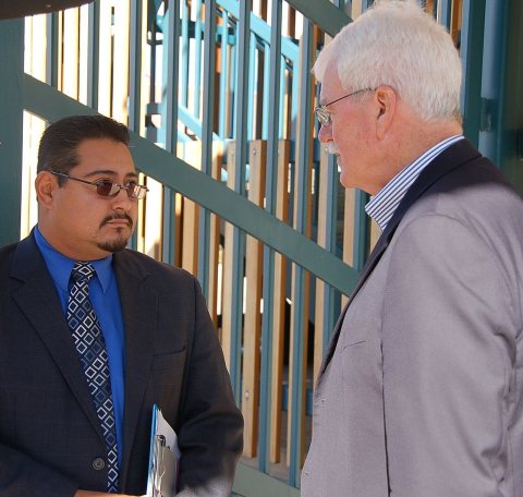 Congressman Miller visits Helms Middle School in