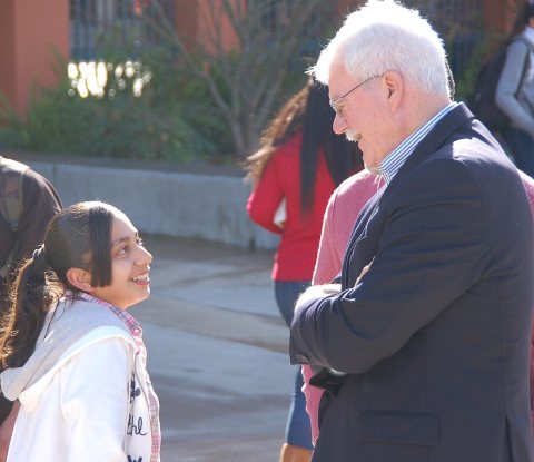 Congressman Miller visits Helms Middle School in
