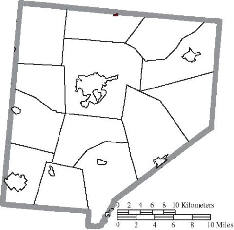 Map of Clinton County Ohio Highlighting Port William Village